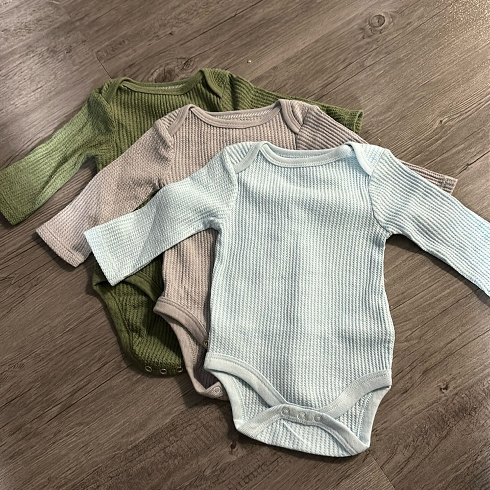 3 pack thermal onesies